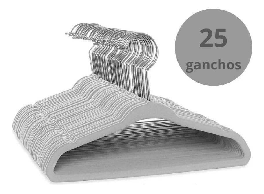 Set De 25 Ganchos De Terciopelo
