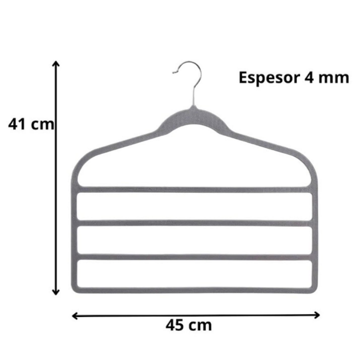 Set de Ganchos para Pantalón 3 piezas