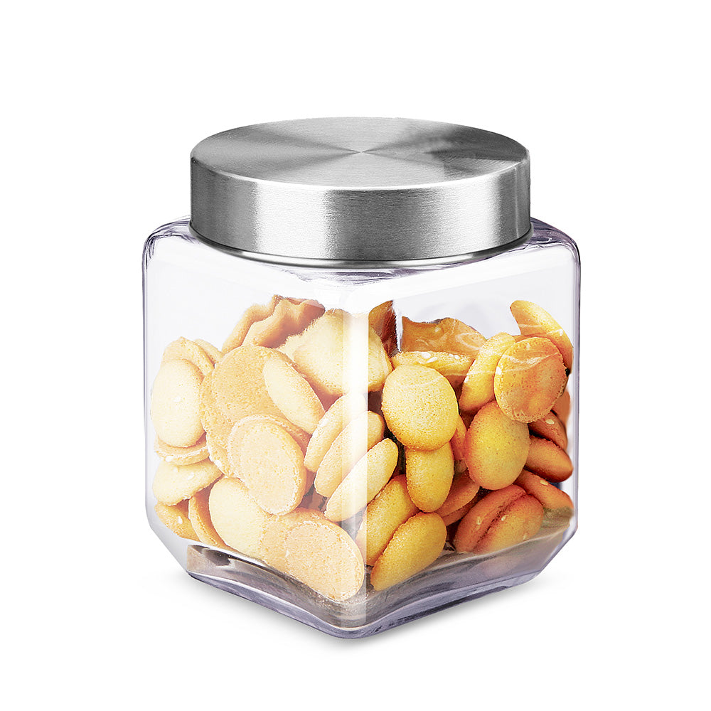 Recipiente de vidrio con tapa hermética 1.2 L