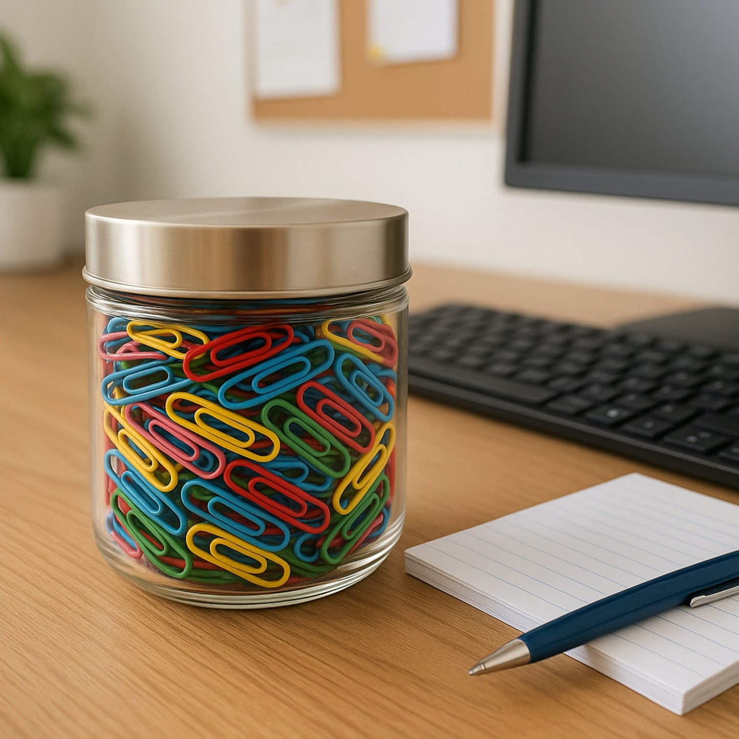 Frasco Redondo de Vidrio de 750 ml con Tapa – Ideal para Alimentos, Especias, Dulces o Papelería