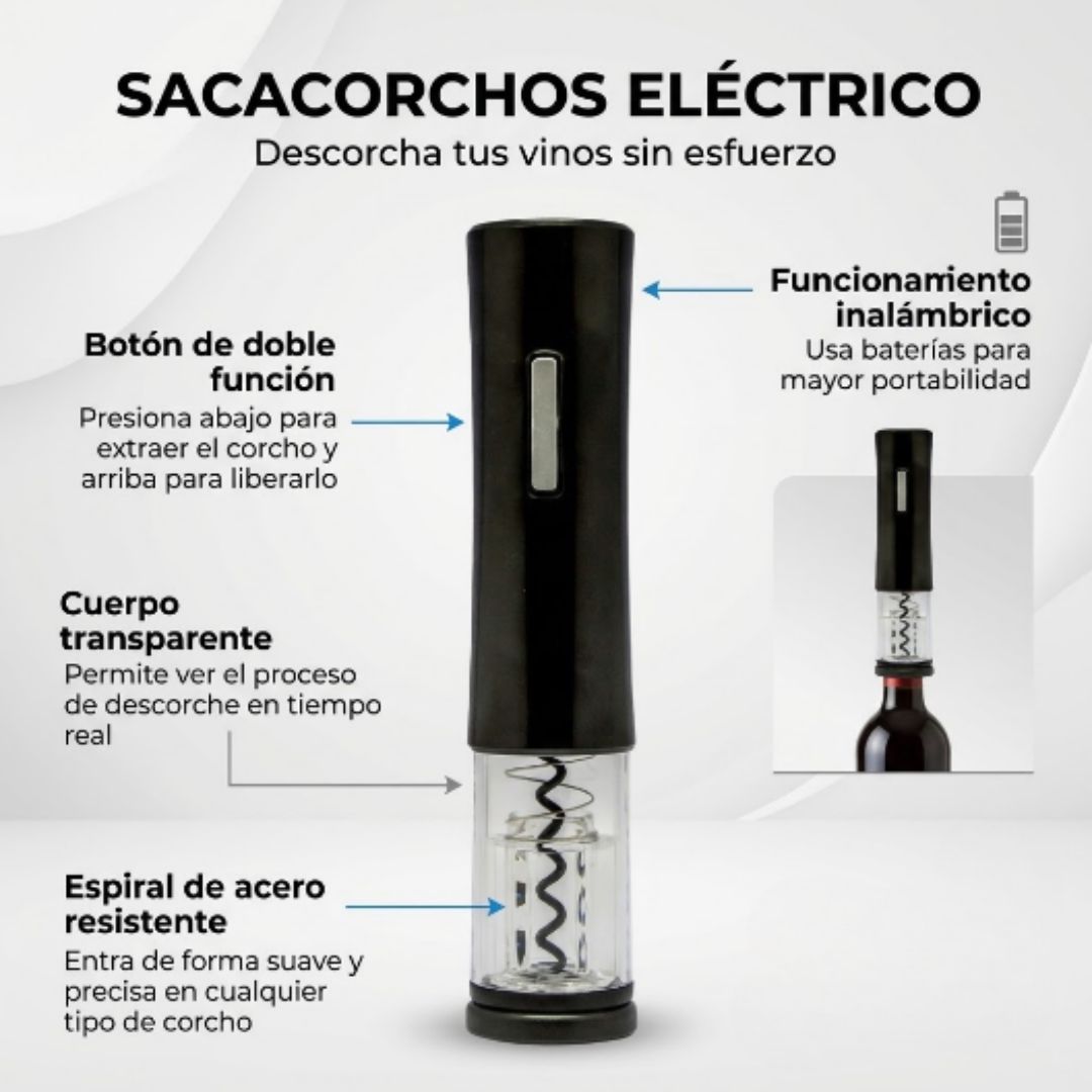 Sacacorchos Eléctrico Automático