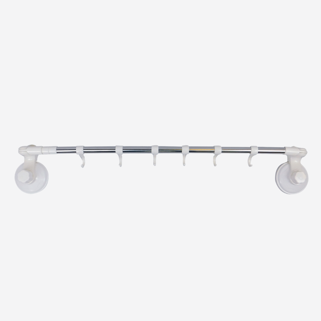 Organizador de pared extendible con 6 ganchos