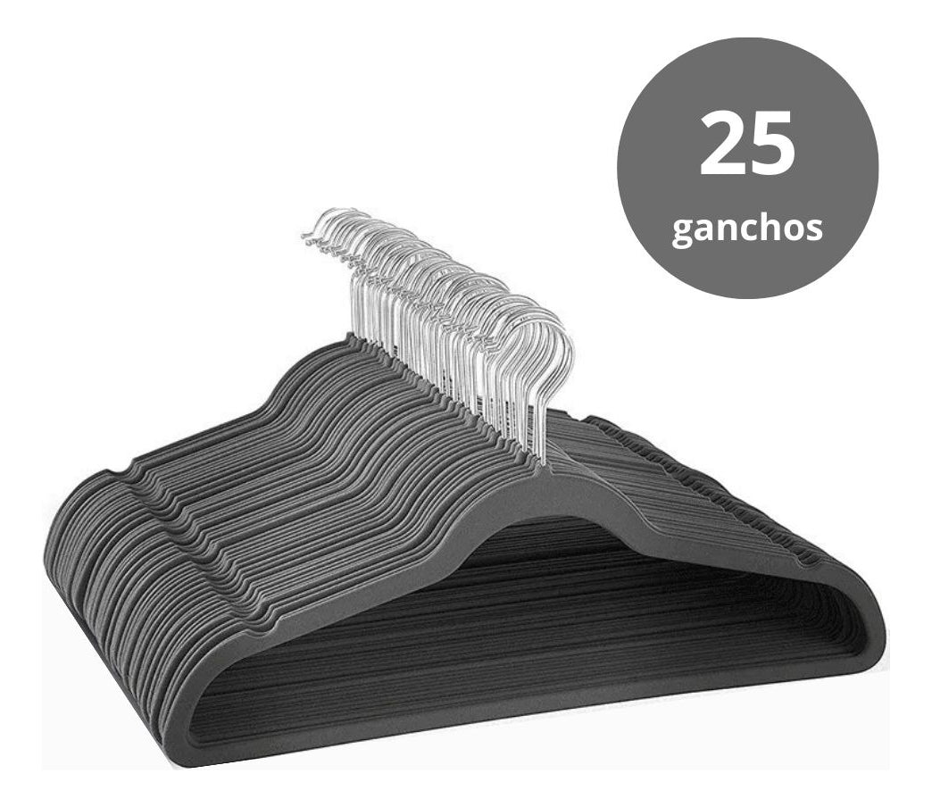 Set De 25 Ganchos De Terciopelo
