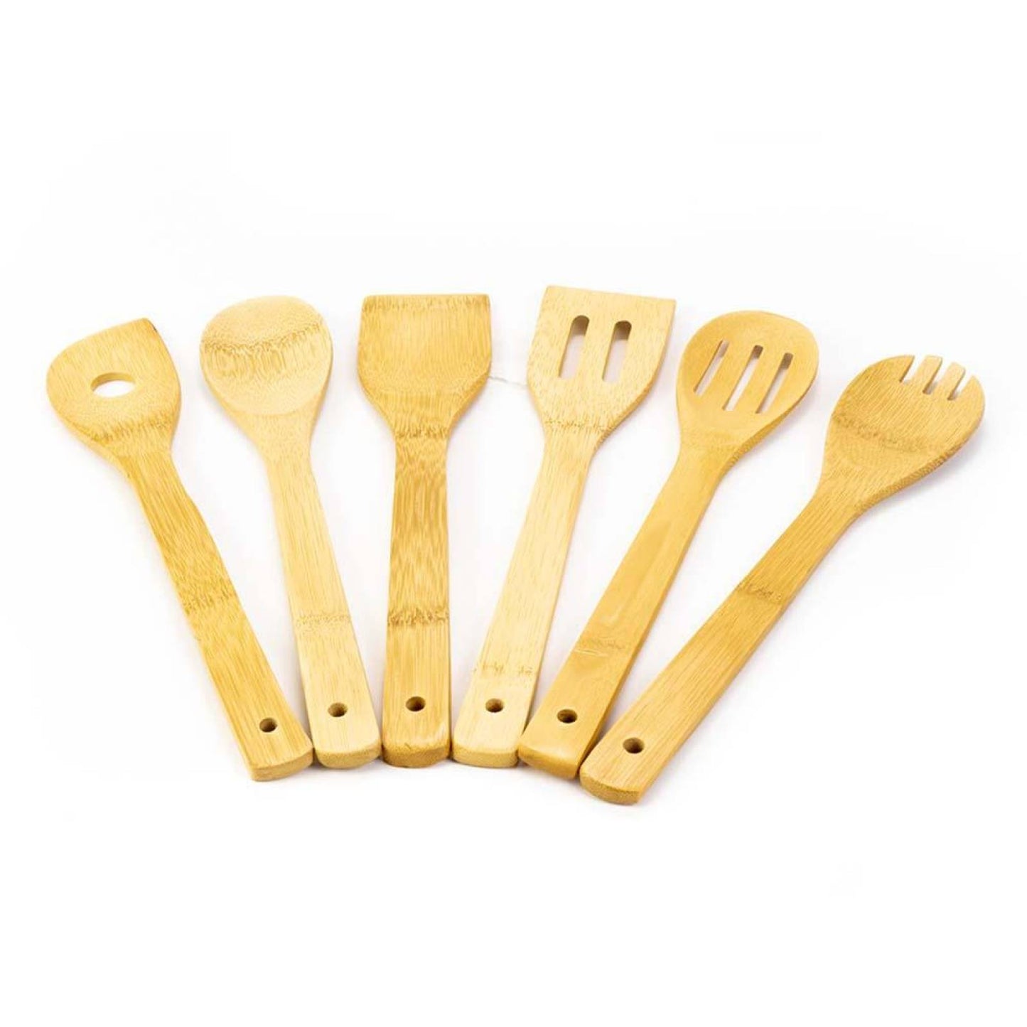 Set de 6 Utensilios de Bambú