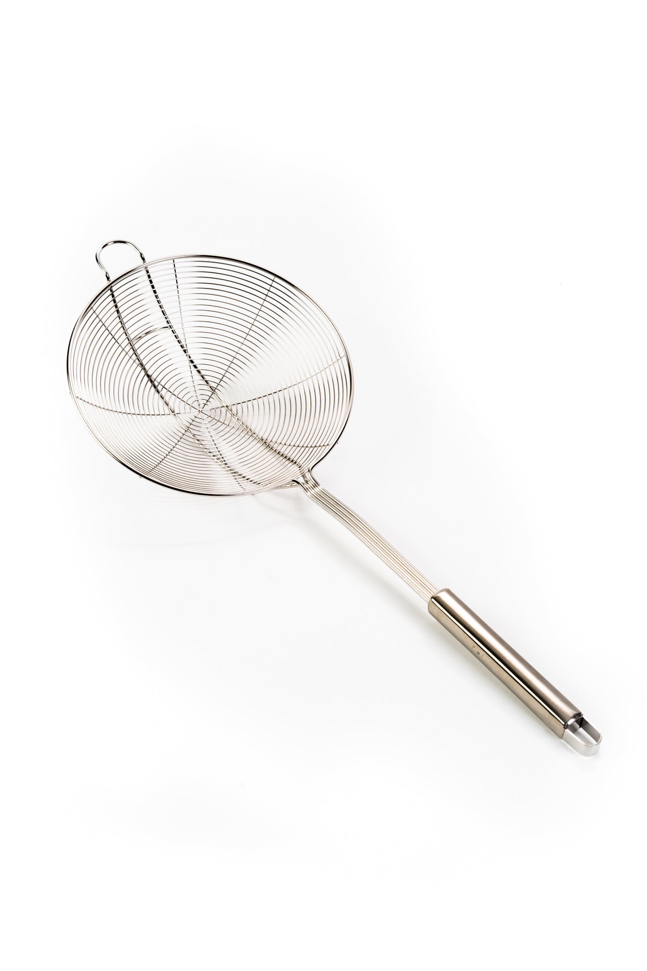 Colador de acero inoxidable de cocina tipo araña, diámetro 17 cm
