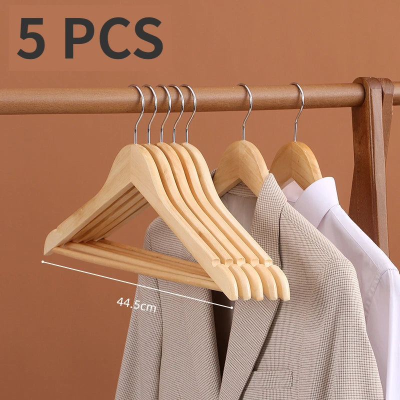 SET DE 5 GANCHOS DE MADERA