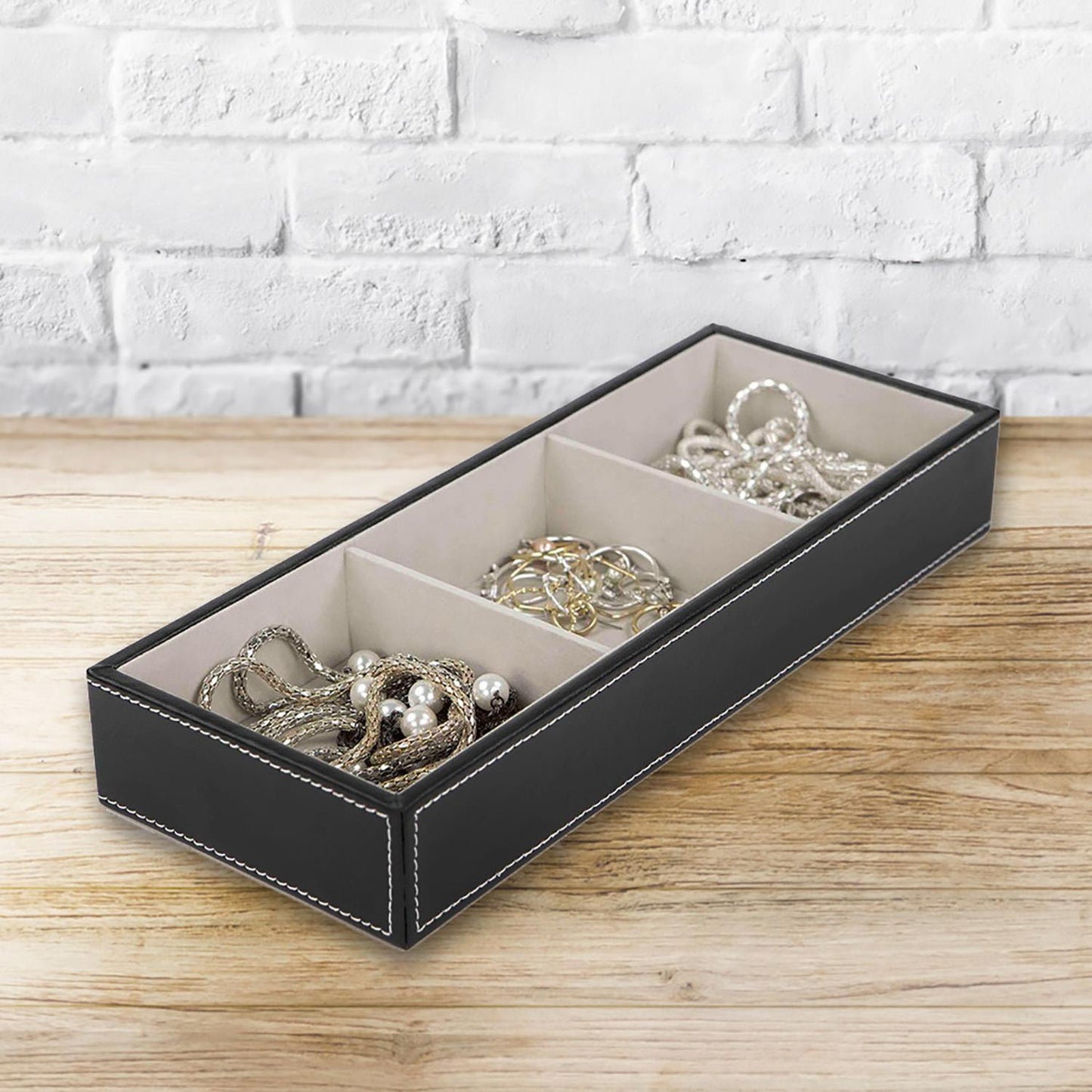 Joyero con 3 divisiones