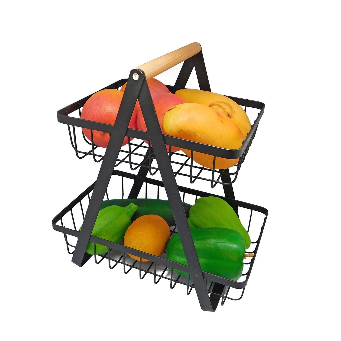 Canasta doble con agarradera