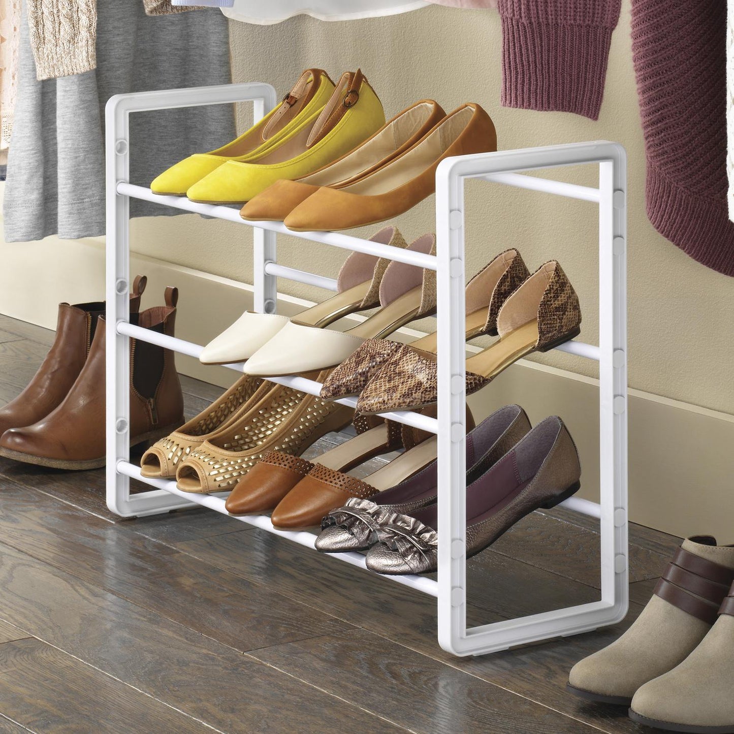 Zapatera 9 pares, 3 niveles