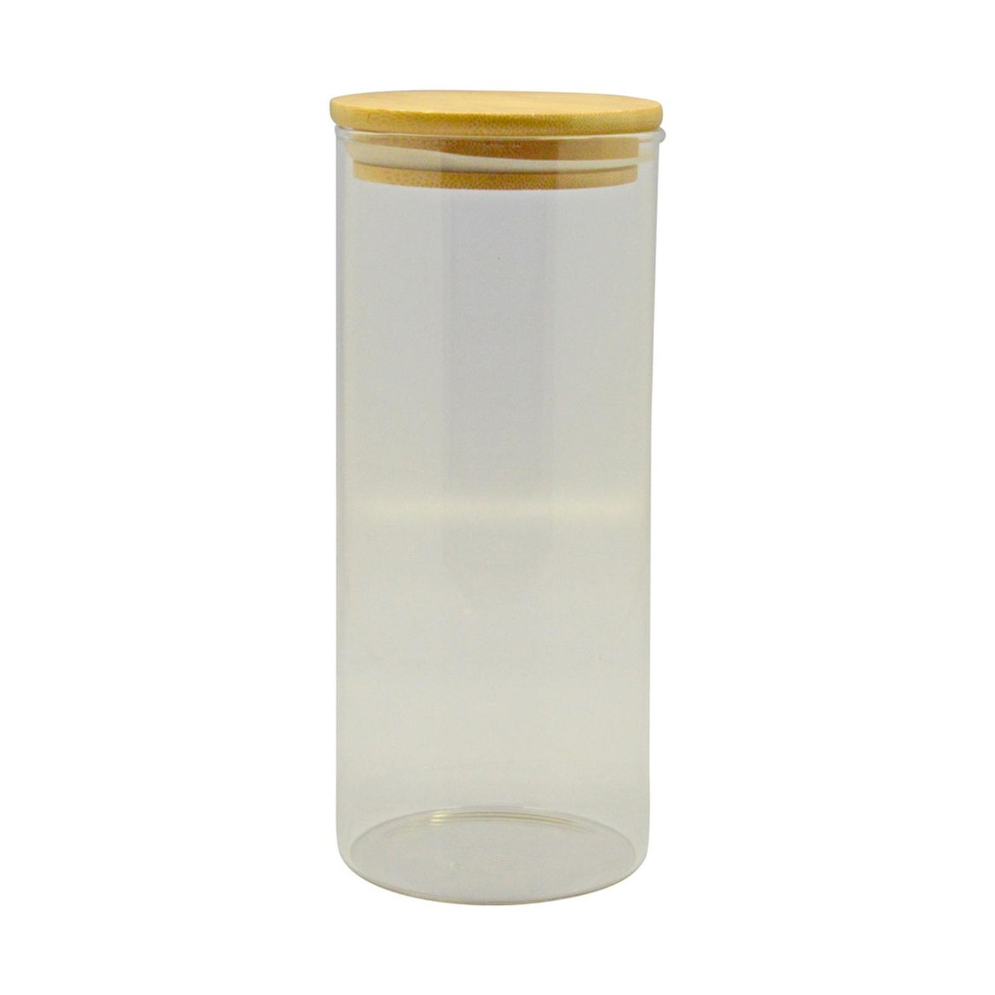 Recipiente de cristal con tapa hermética de bambú 800 ml