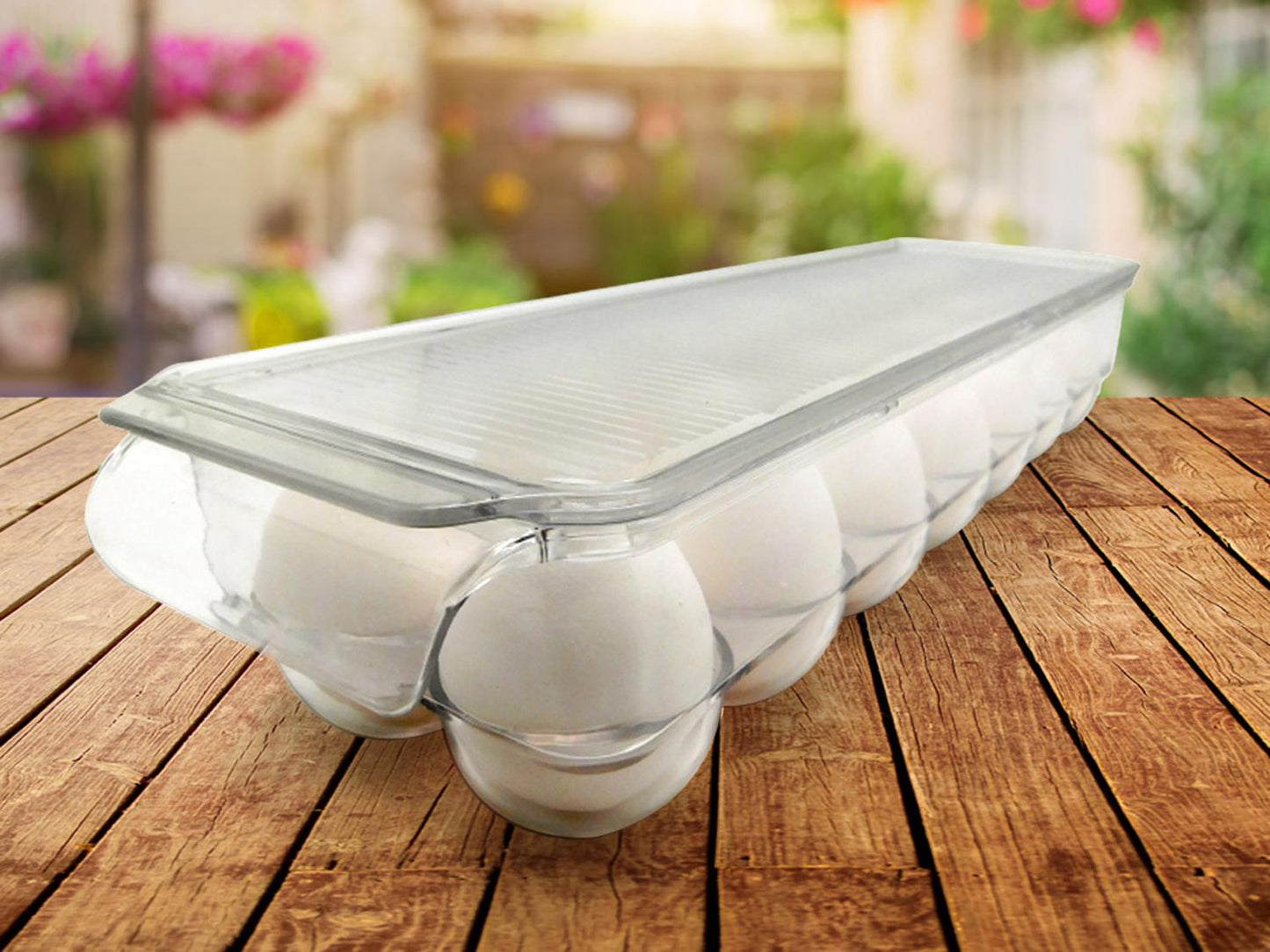 Organizador para 14 Huevos transparente