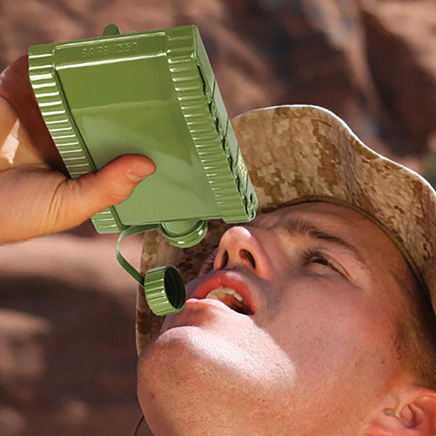 Ánfora Tanked Flask Verde 470ml Barbuzzo