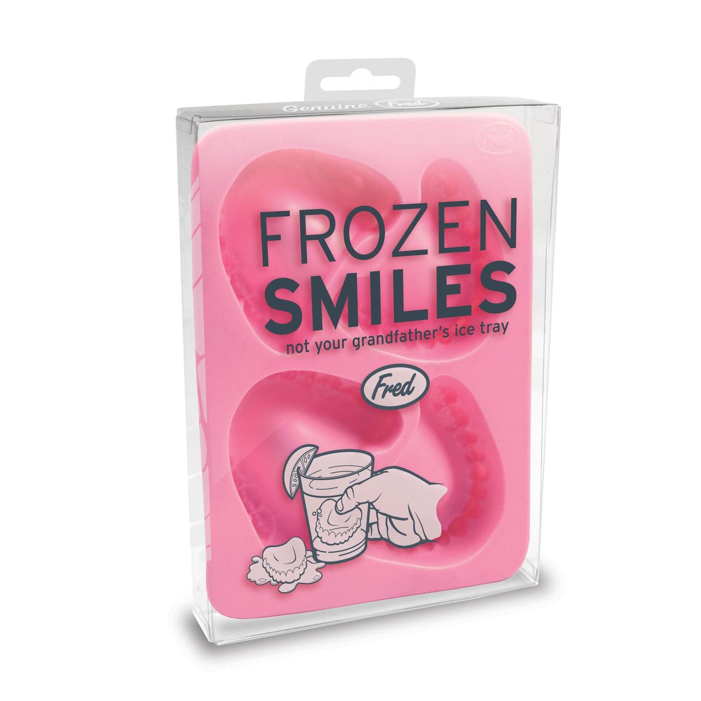 Molde de hielo en forma de dentadura