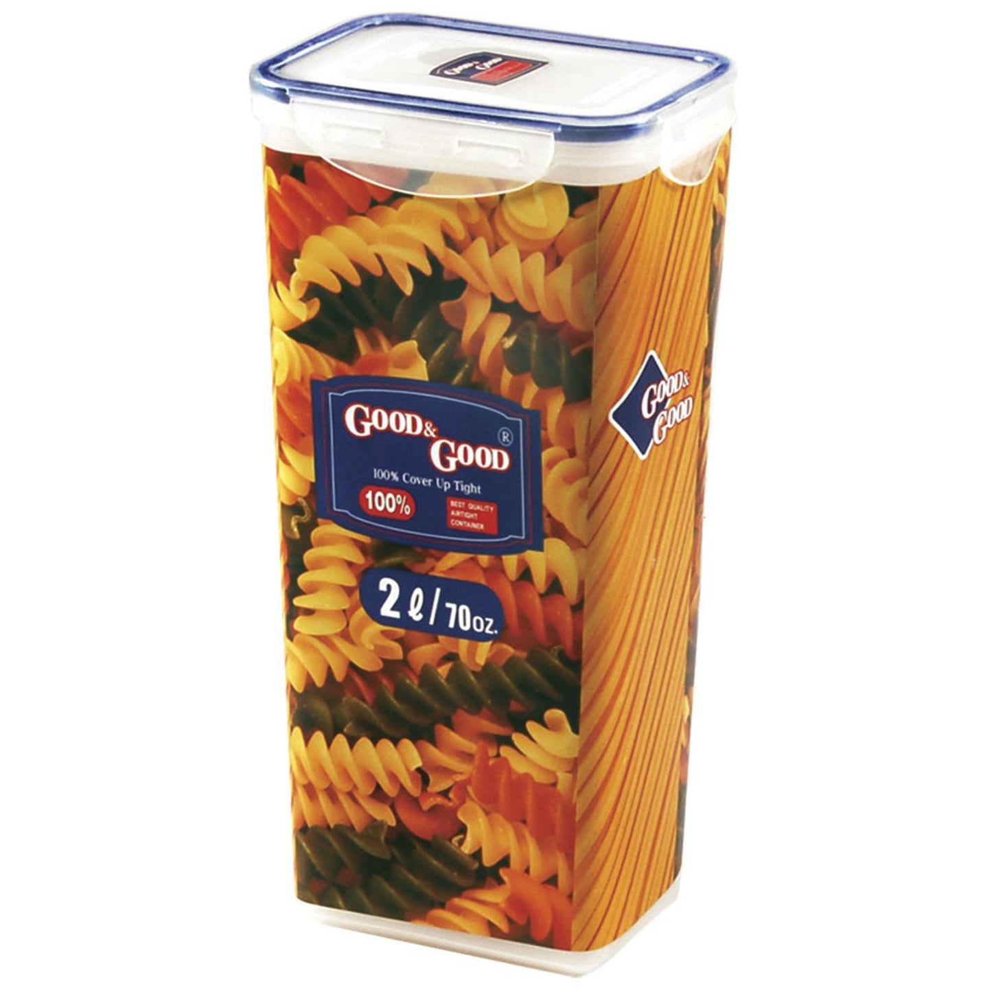 Recipiente con tapa hermética 2 L
