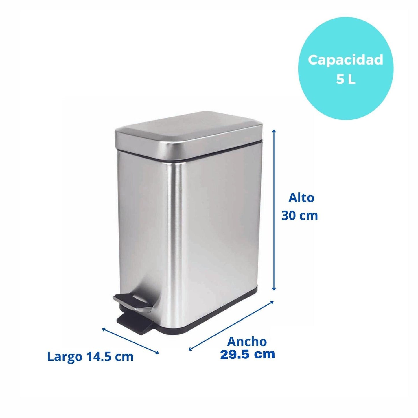 Bote de Basura con Pedal 5 L