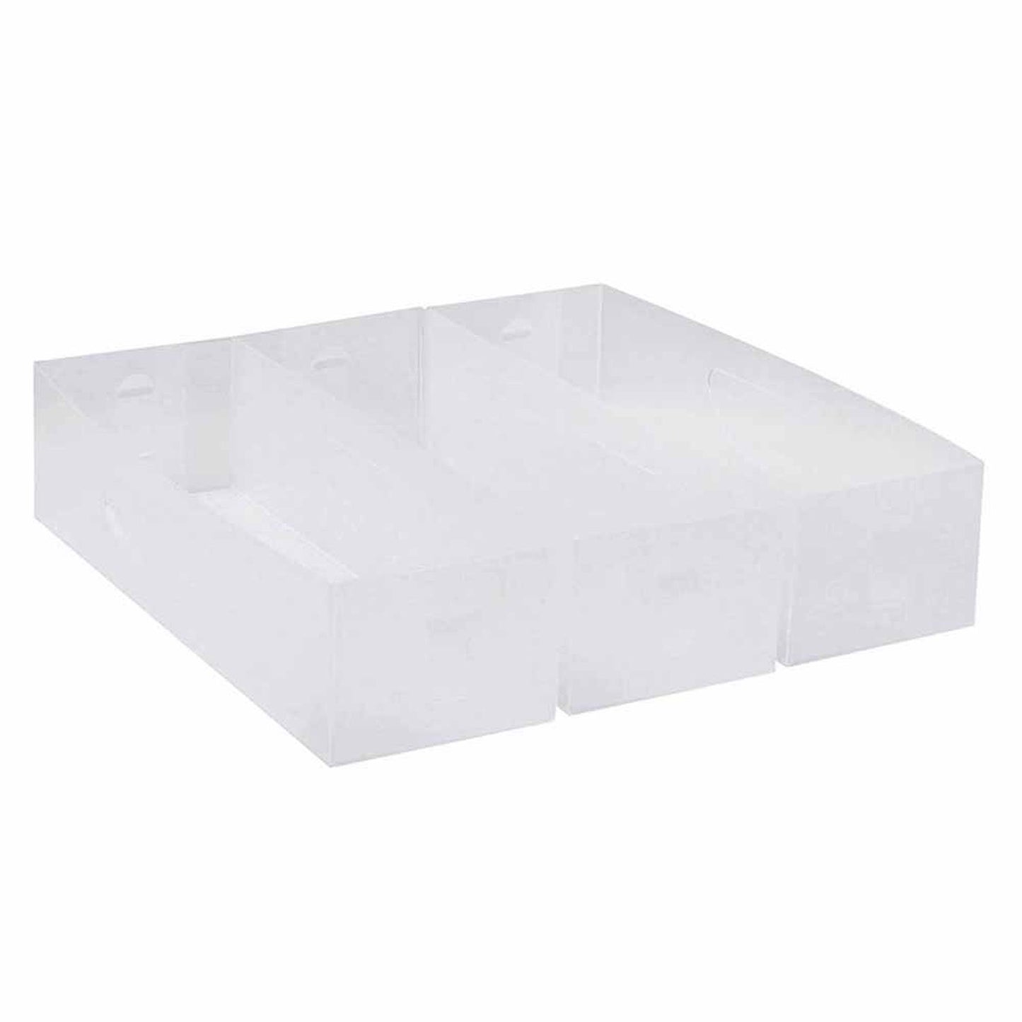 Set de 3 organizadores transparentes