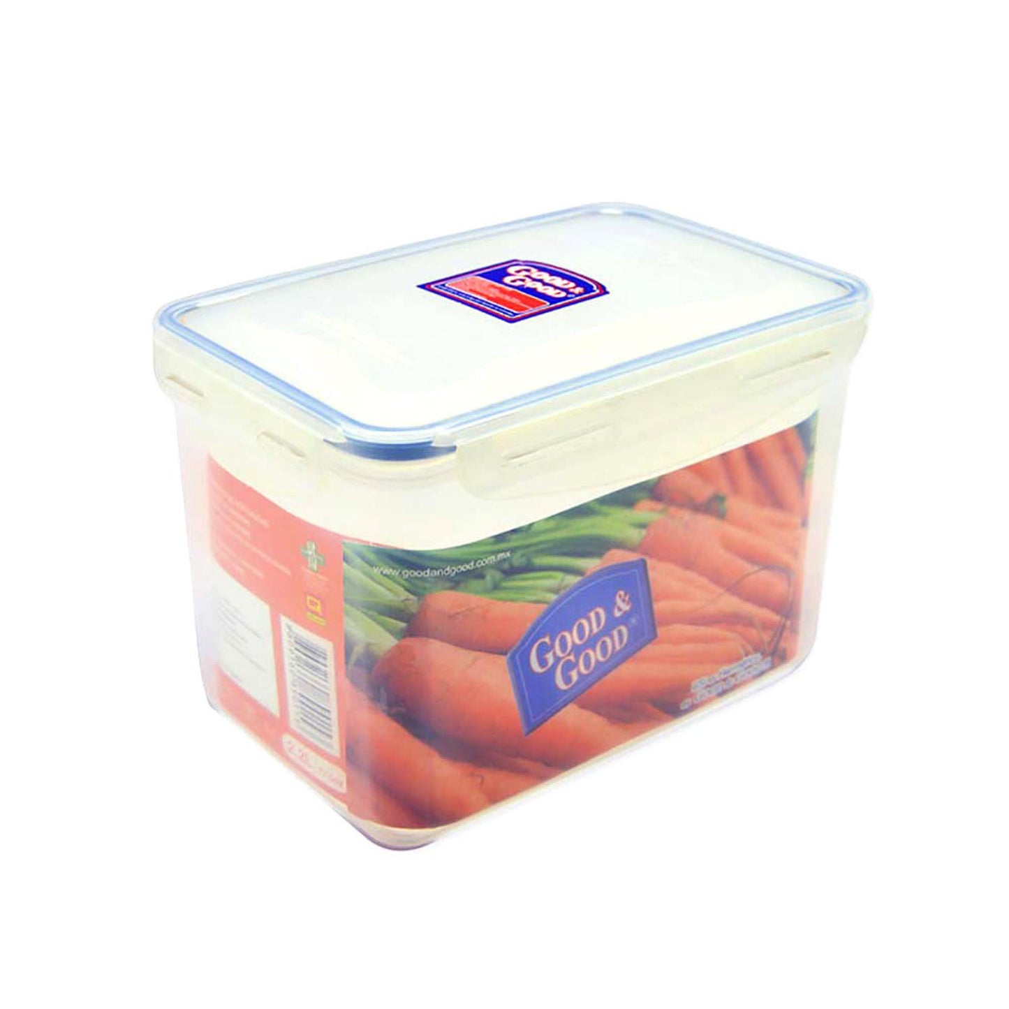 Recipiente con tapa hermética 2.2L