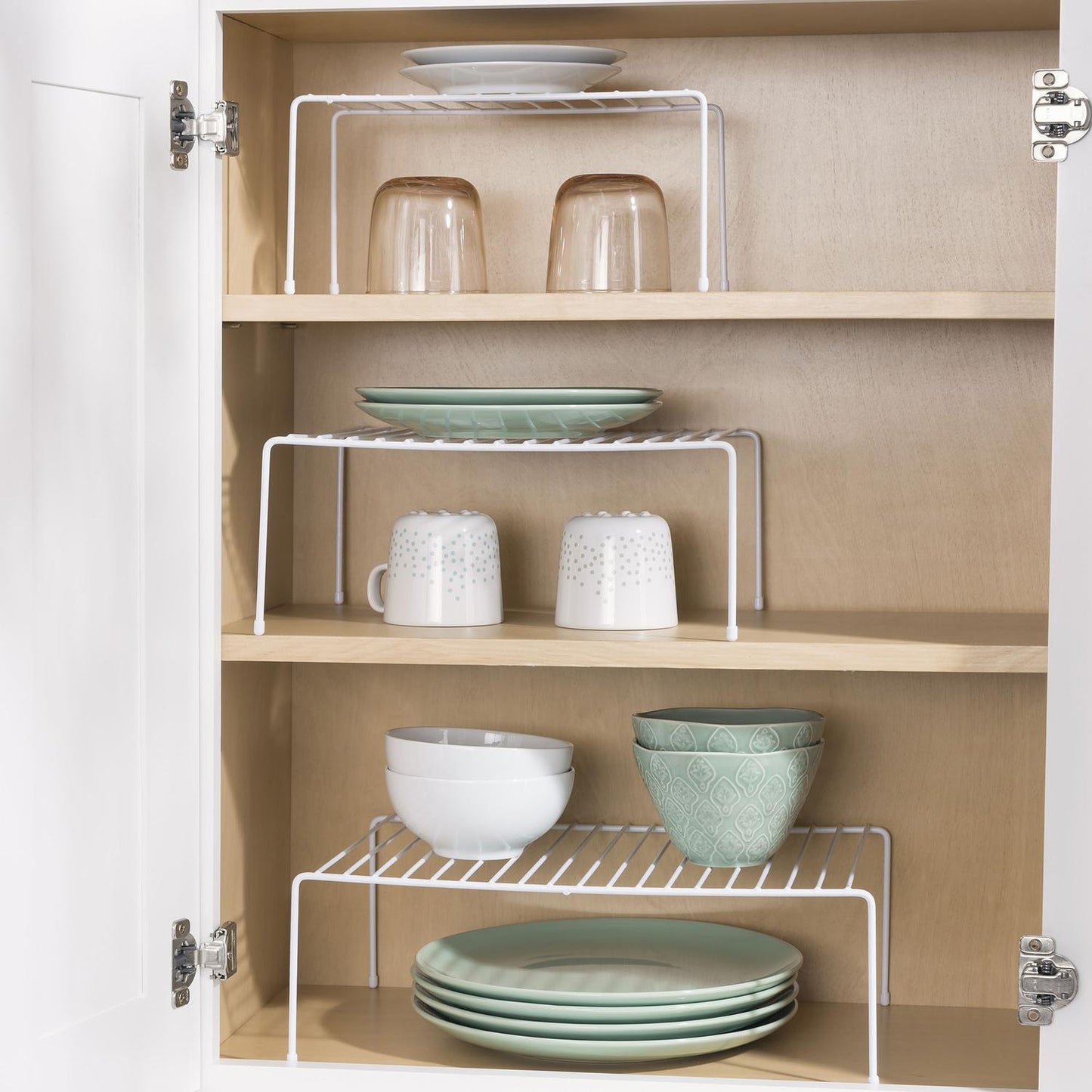 Set de 3 estantes organizadores de cocina
