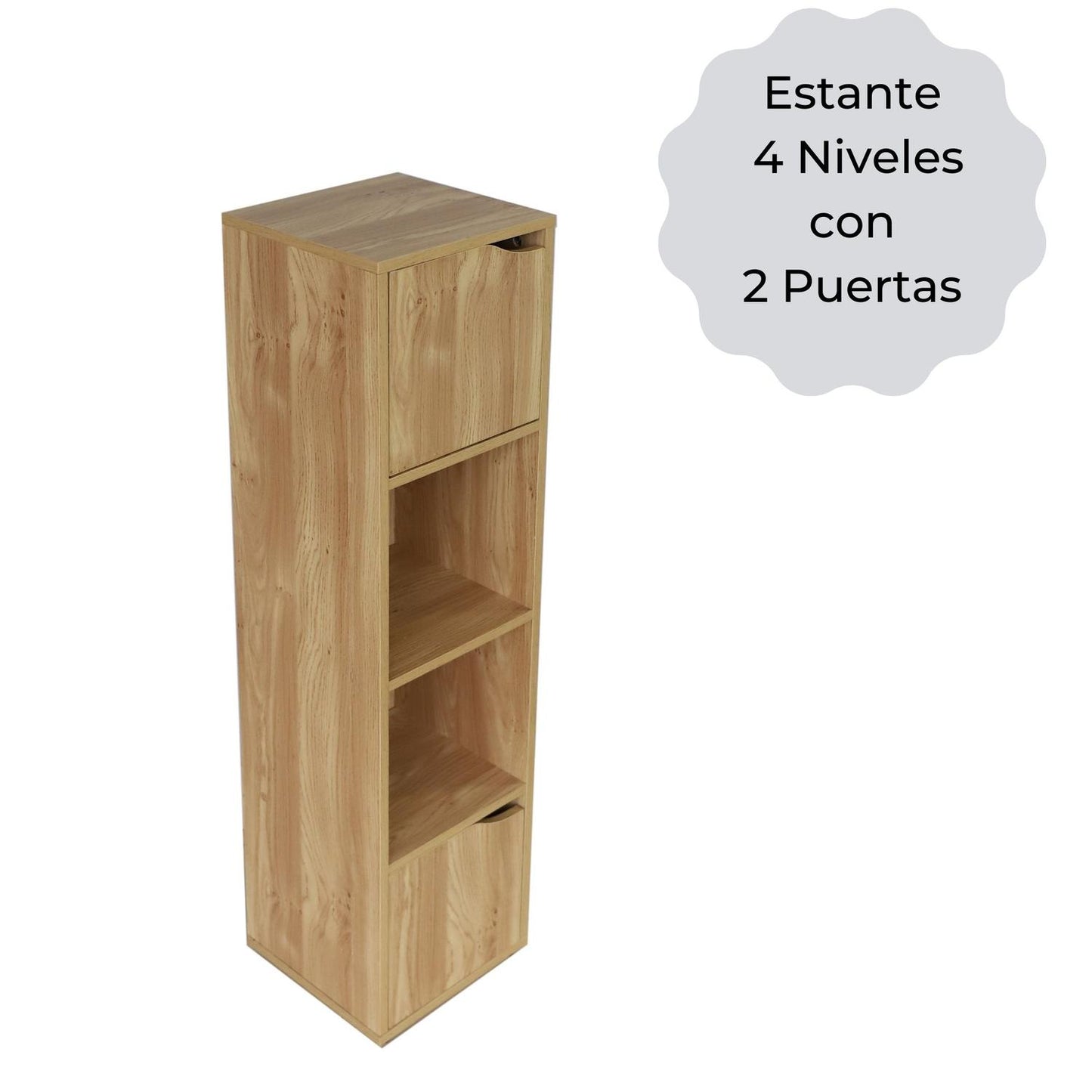 Organizador 4 Niveles, Librero Gabinete Multifuncional