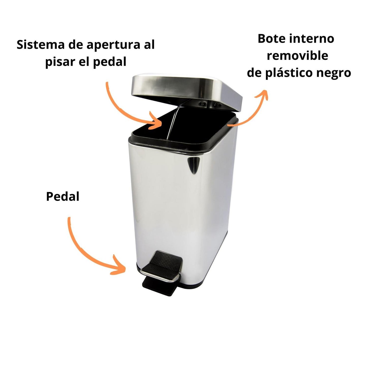 Bote de Basura con Pedal 5 L