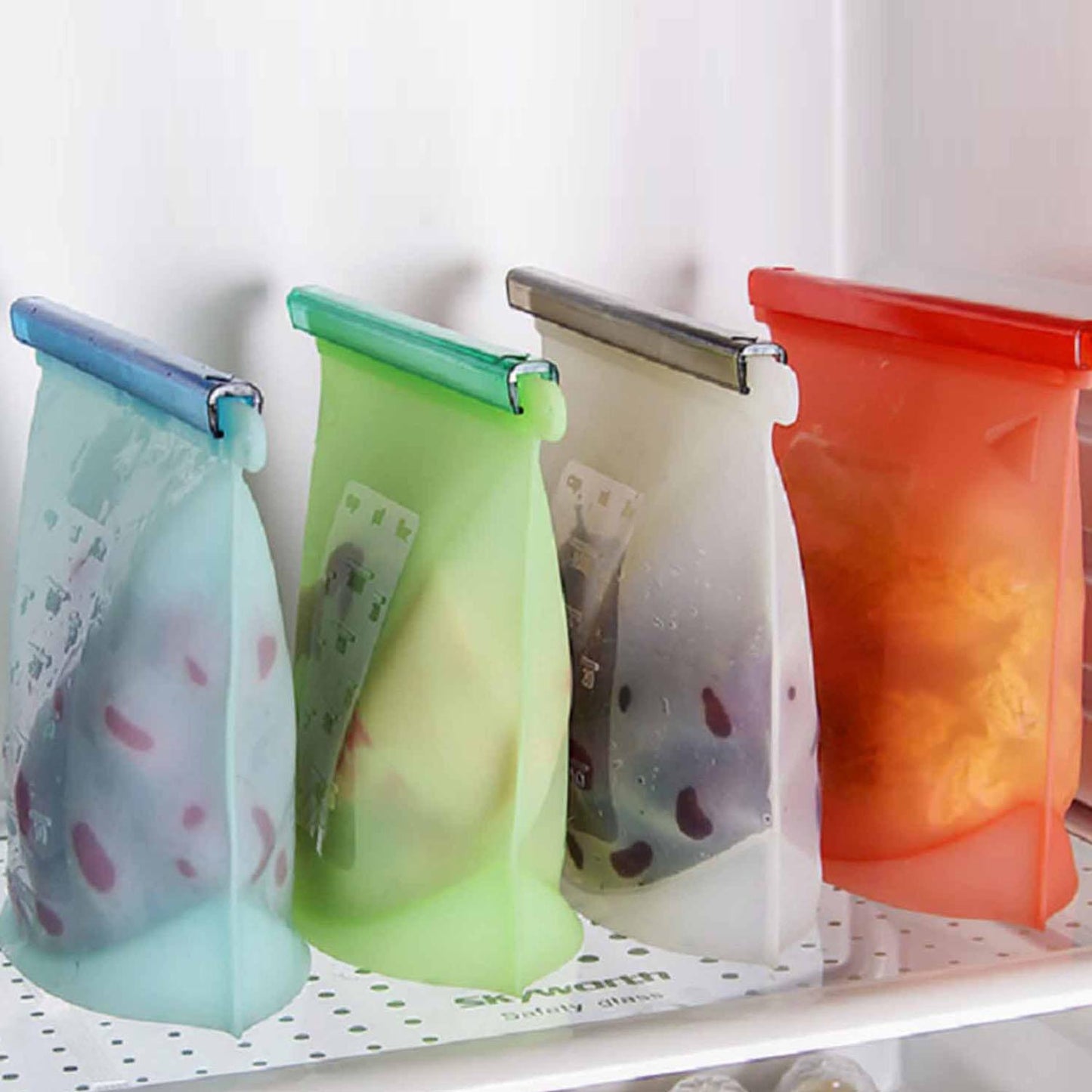 Set de 4 bolsas herméticas con cierre