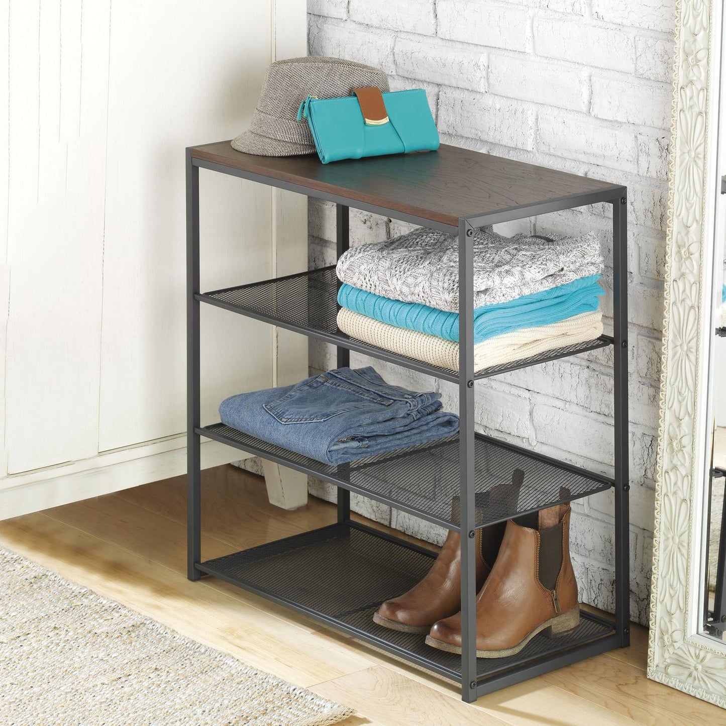 Mueble organizador de 4 niveles