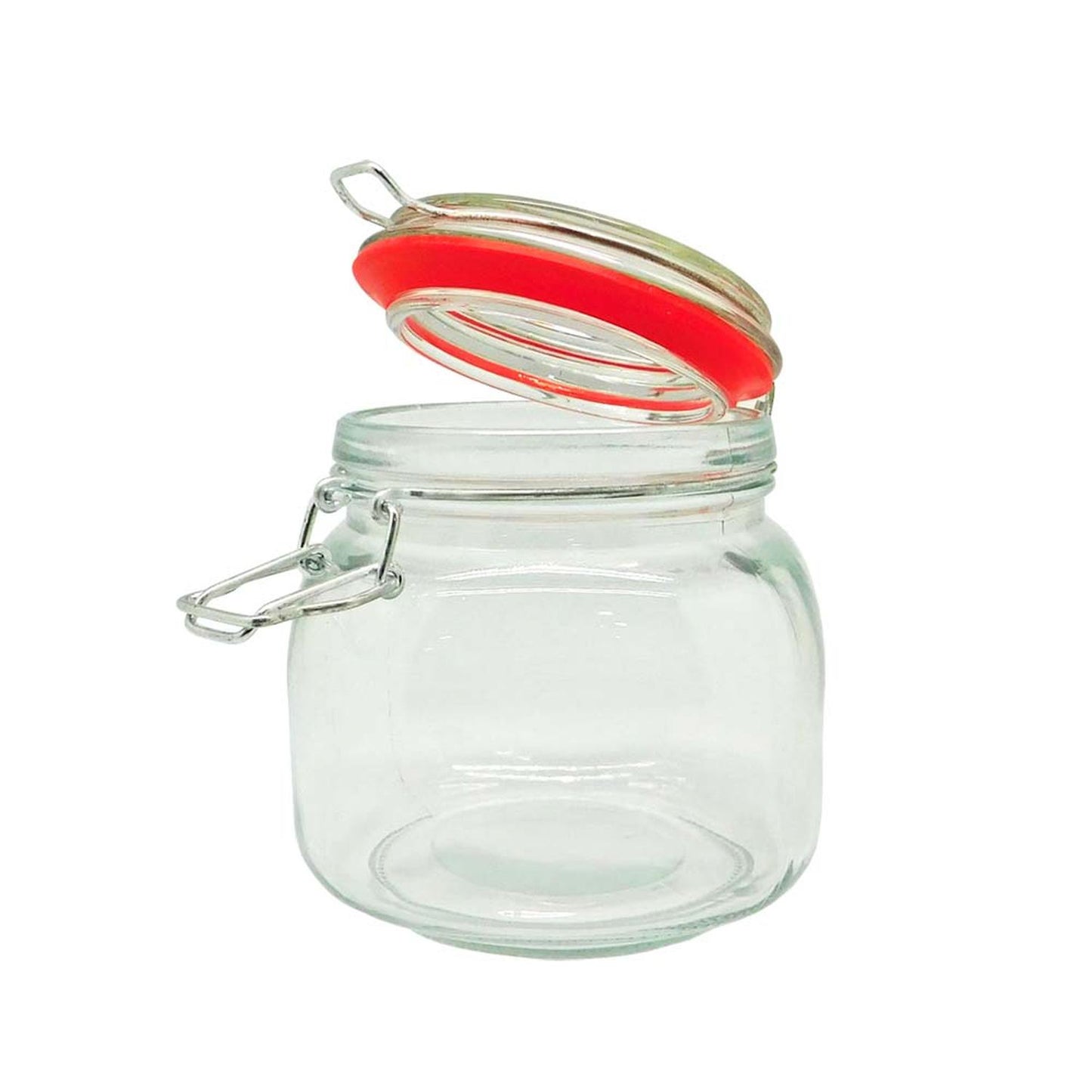 Frasco de vidrio con tapa hermética de clip 750 ml