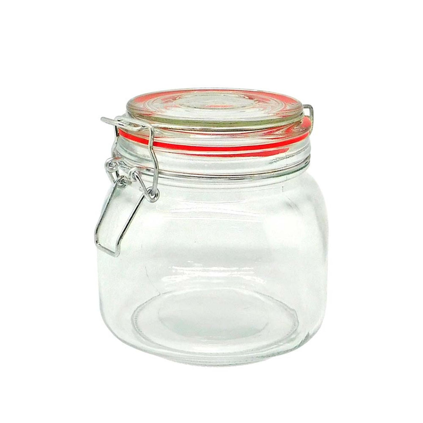 Frasco de vidrio con tapa hermética de clip 750 ml