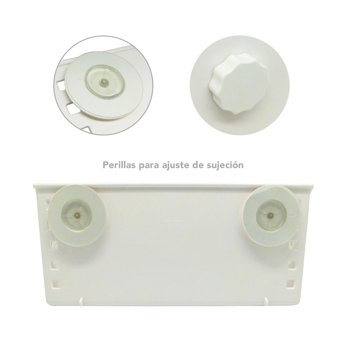 Organizador de pared con canastilla