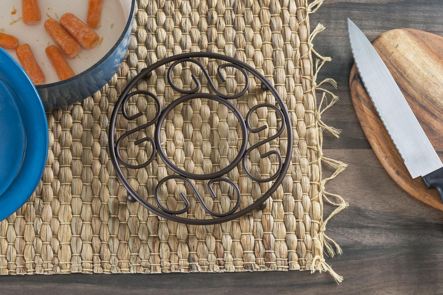 Porta Caliente Acabado Bronce