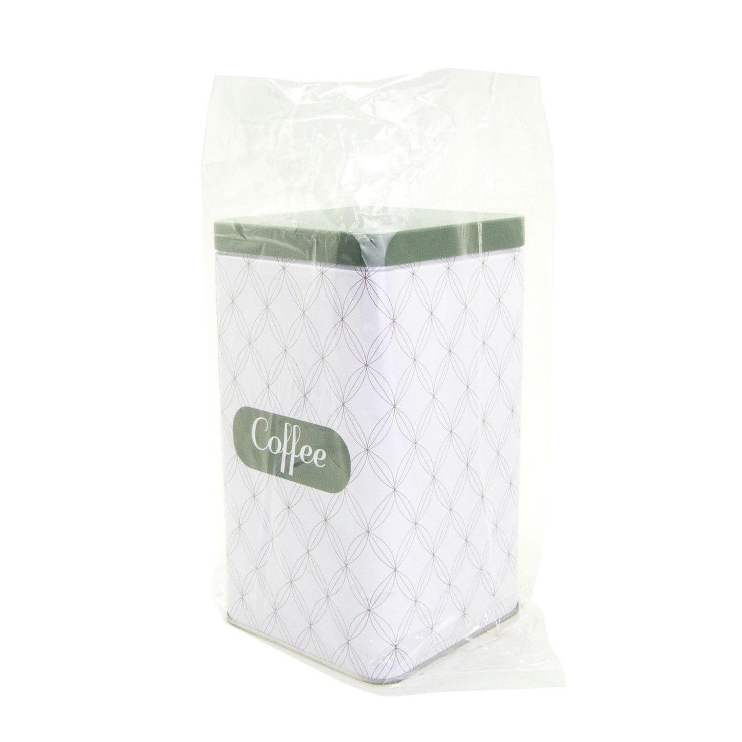 Recipiente de lata con tapa "Coffee"