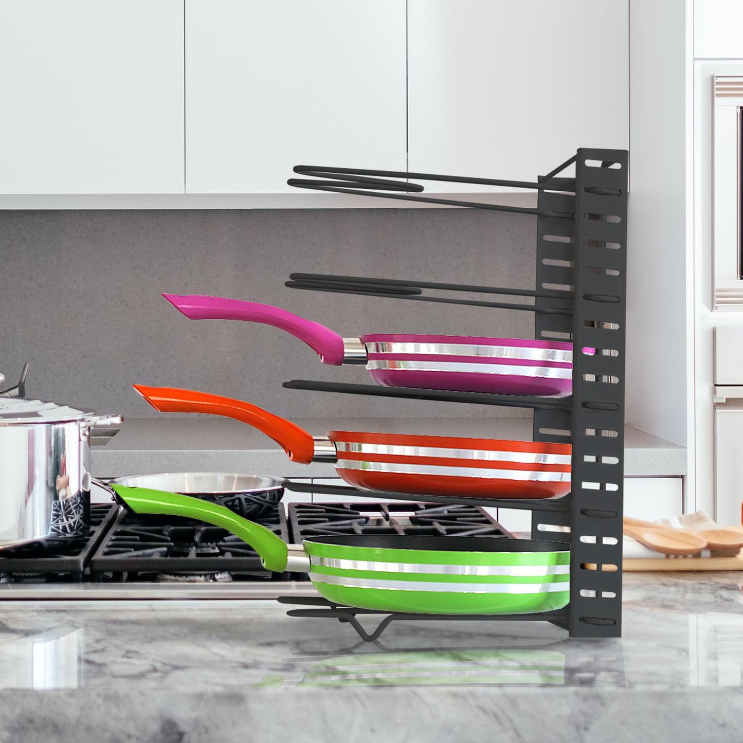 Organizador de 5 niveles para sartenes