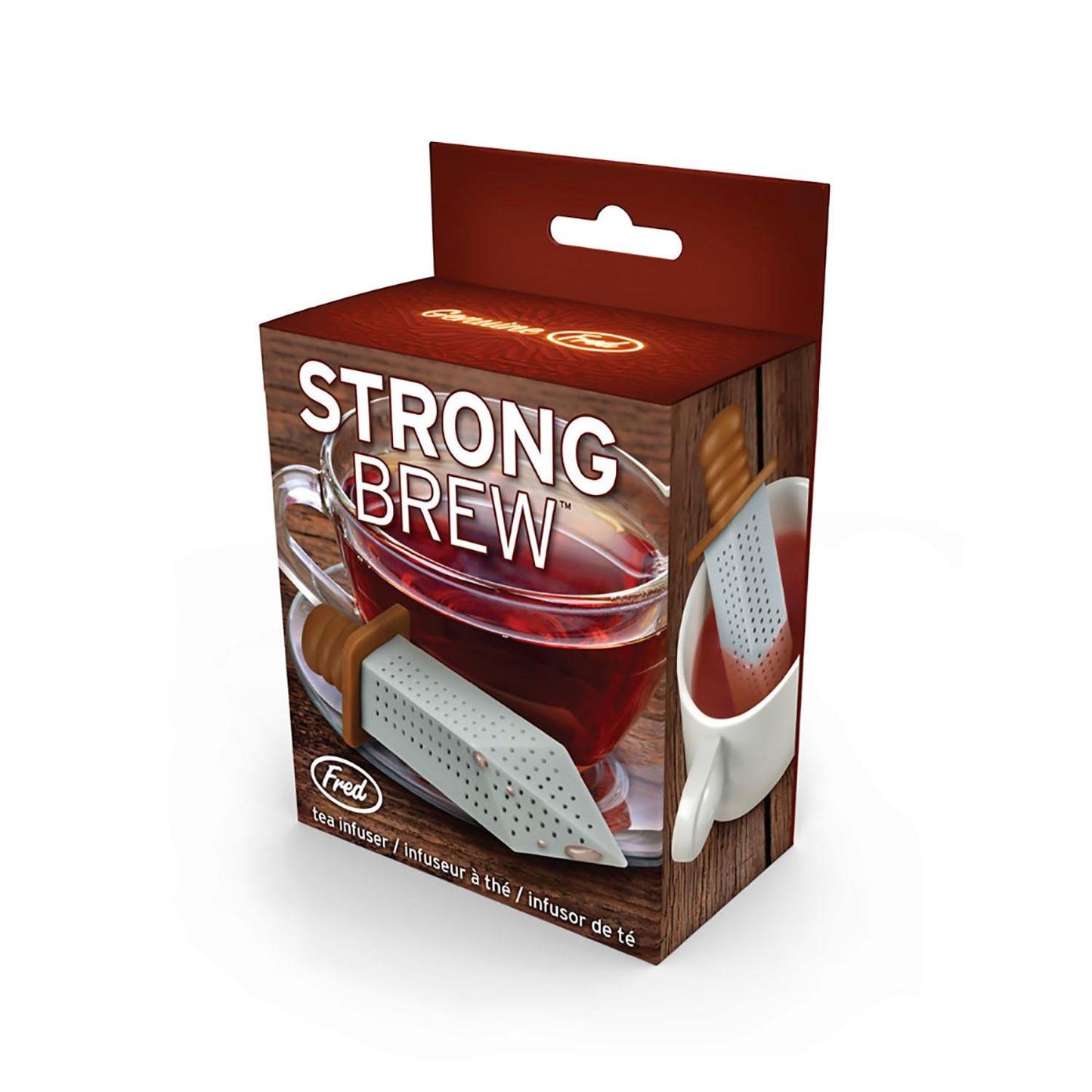 Infusor de Té Strong Brew Gris 5x4x12cm