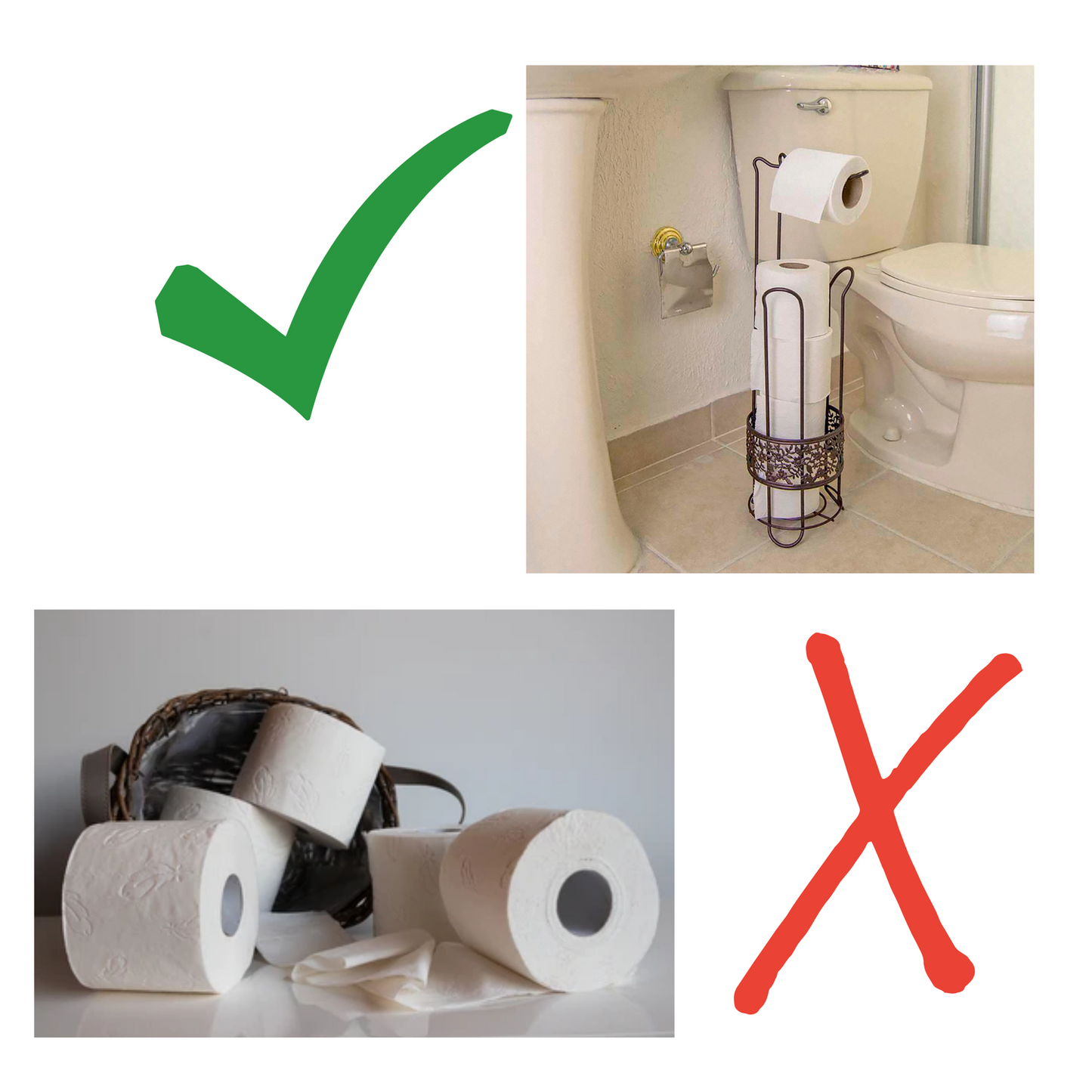 Portarollos y dispensador de papel de higiénico