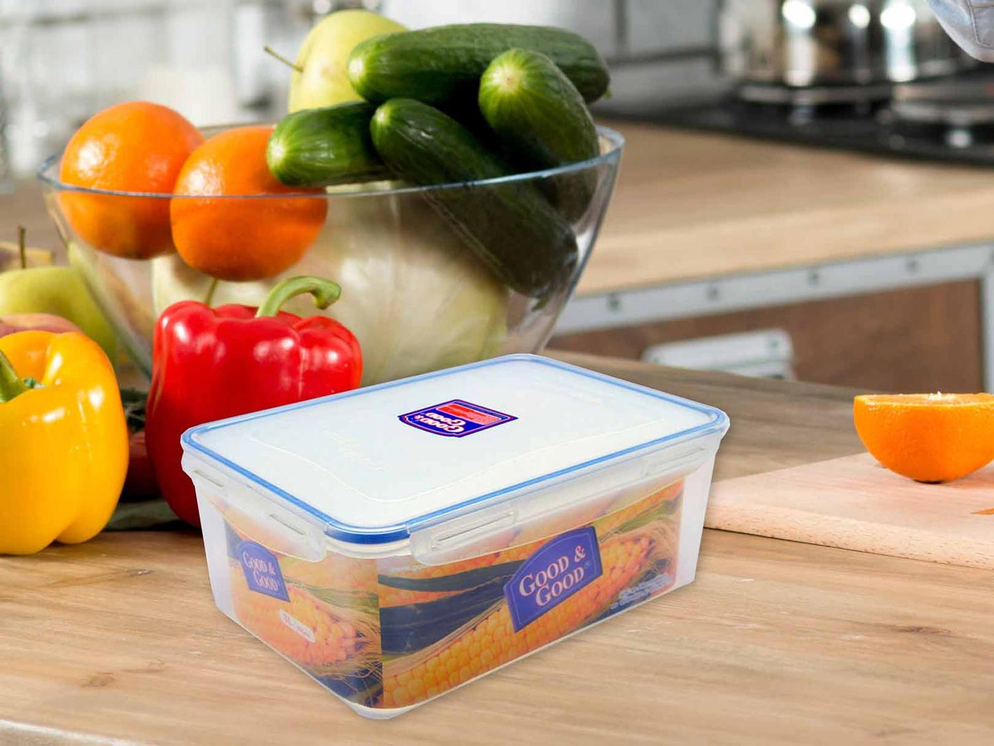 Recipiente con tapa hermética 3L