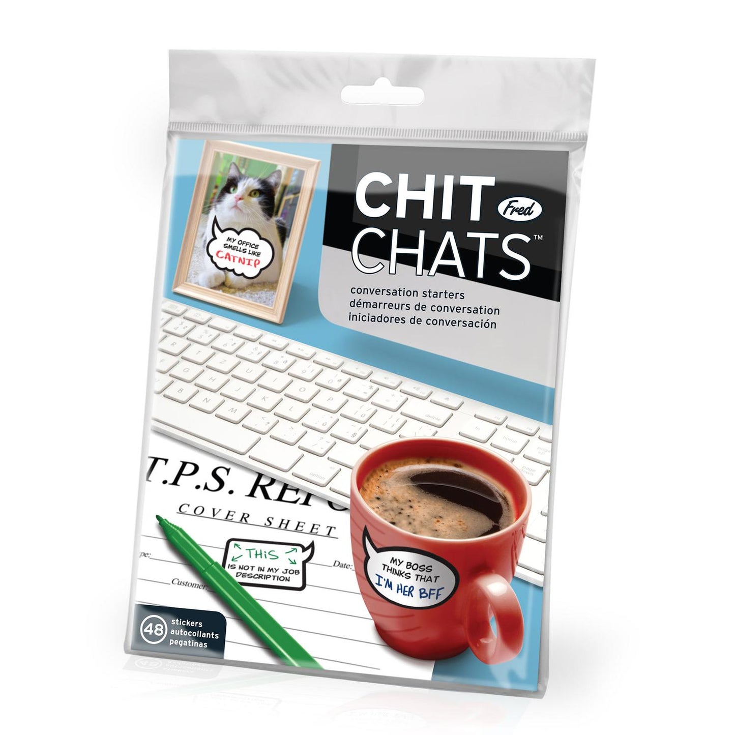 Stickers Chit Chats 4pzas