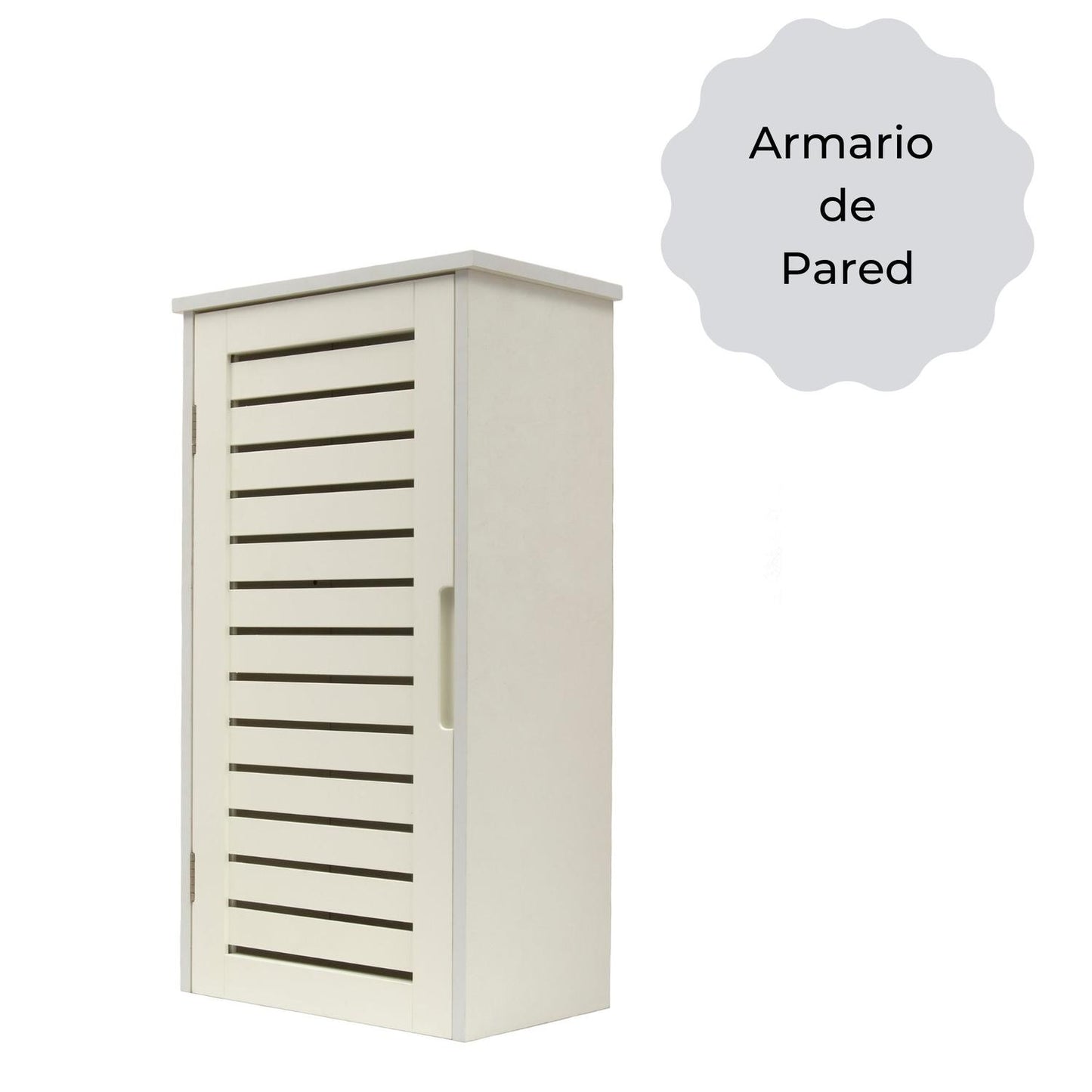 Gabinete, Armario Pared De Madera, Blanco