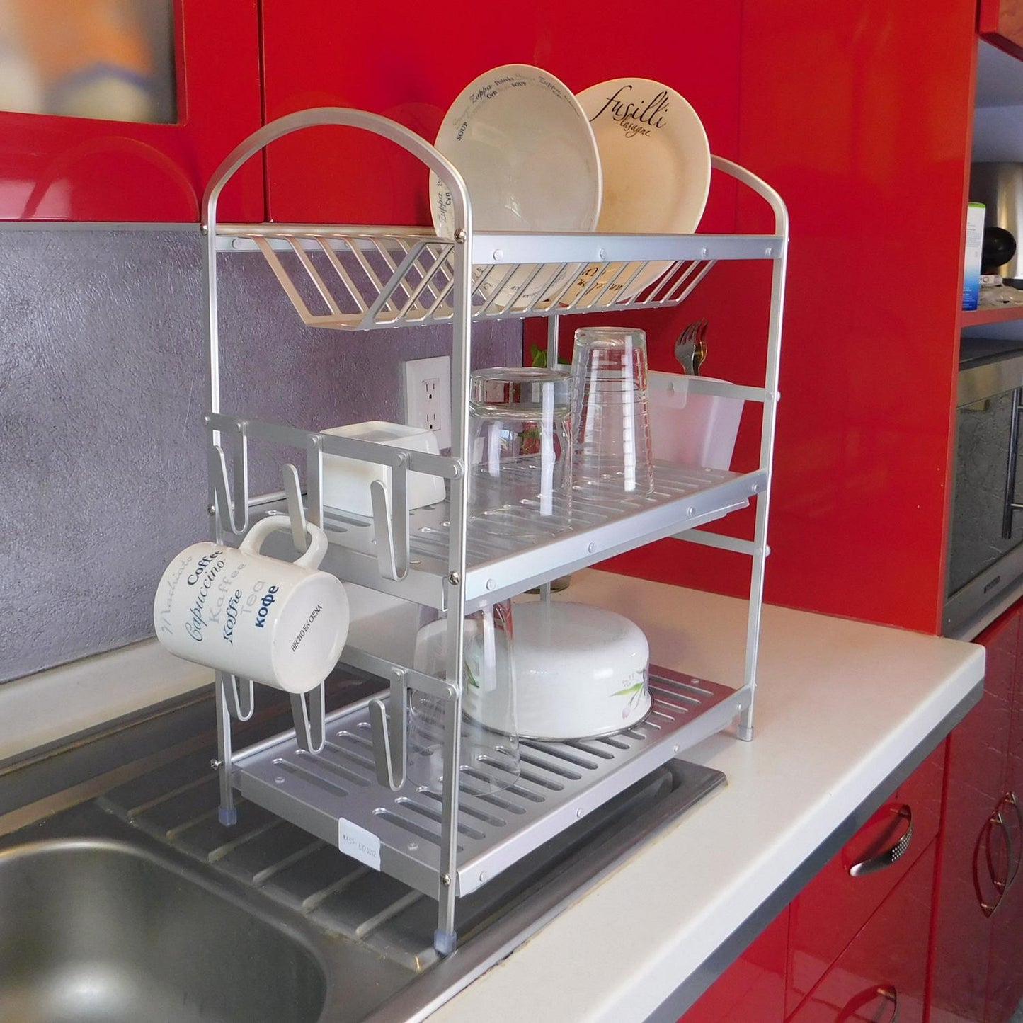 Escurridor de trastes 3 Niveles con charola