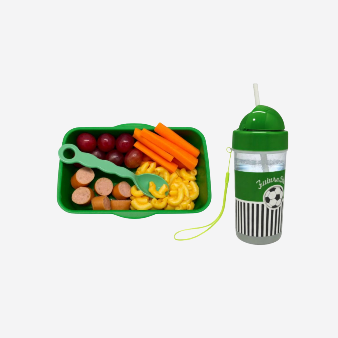 Lunch Box Infantil con Vaso Entrenador | Diseño Fútbol "Future Star"