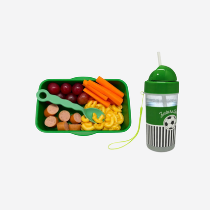 Lunch Box Infantil con Vaso Entrenador | Diseño Fútbol "Future Star"