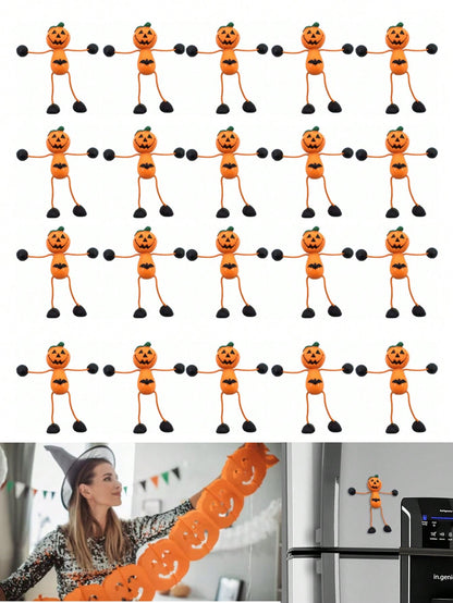 Set de 20 Imanes para refrigerador en forma de calabaza
