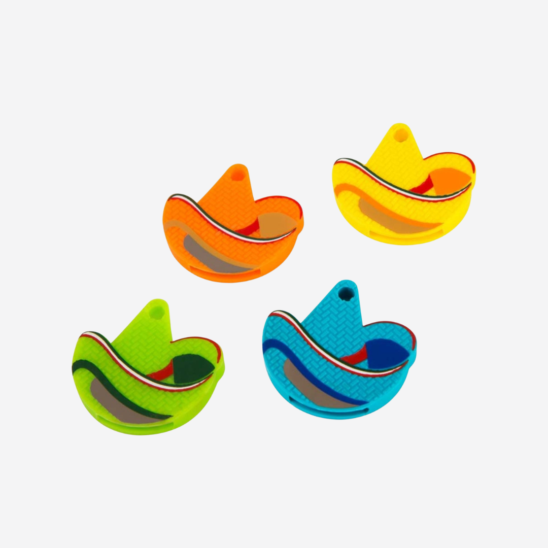 Set de Identificadores de Llaves de Colores de Silicona|"Mexikeys"