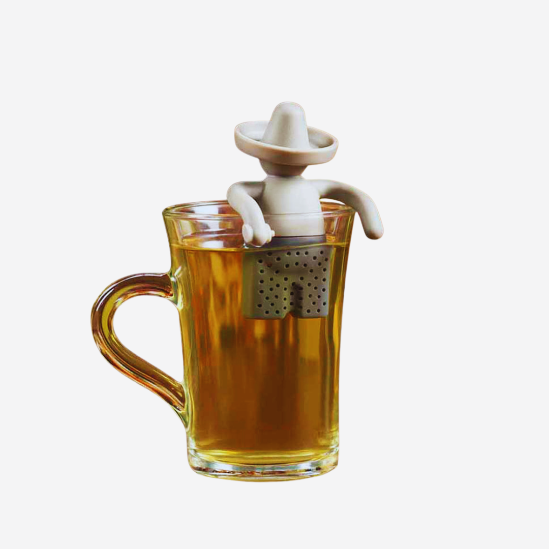 Infusor de Té "Borracho-te" de Silicona con Sombrero | Filtro Divertido para Té Imagine-Nation