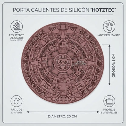 Porta calientes de silicón "Hotztec"