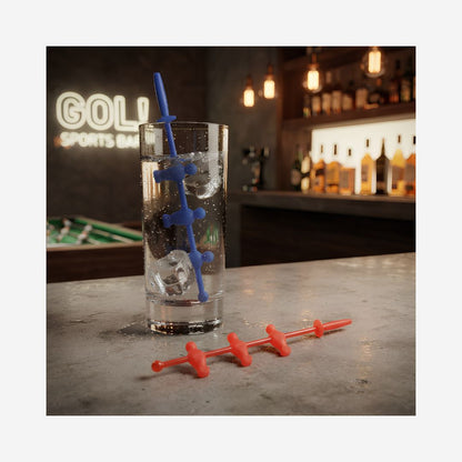 Set de 4 agitadores de bebidas "Booz Foos"