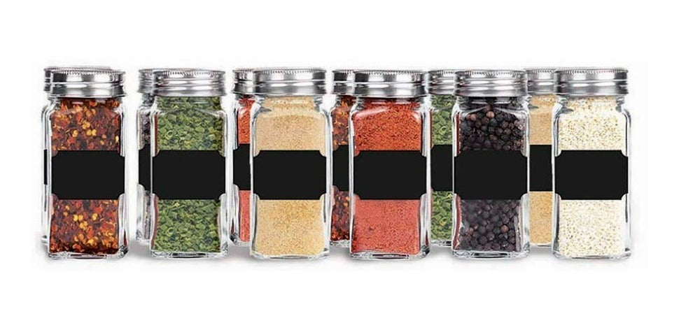 Set de 12 especieros con pizarra 100 ml