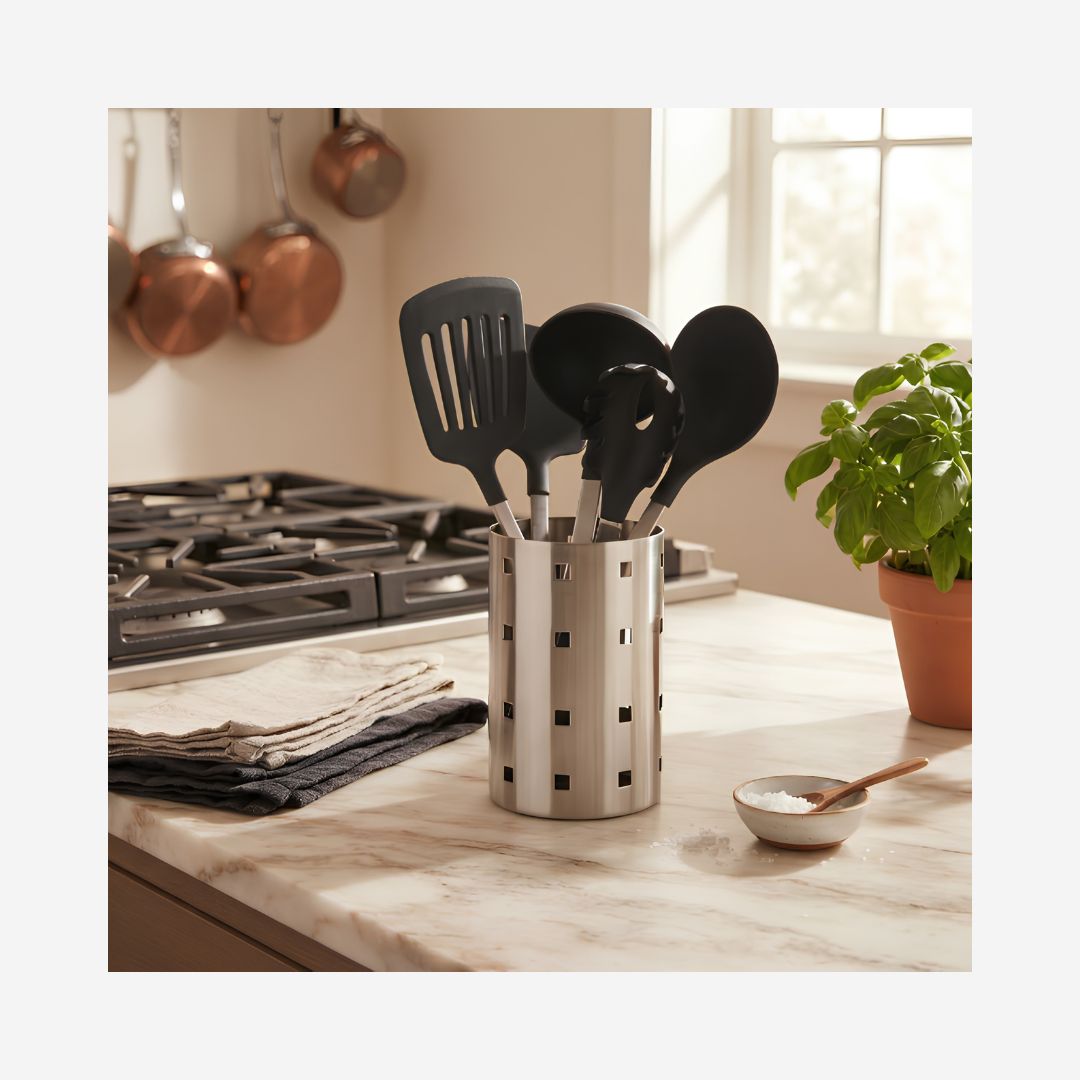Set de 7 Utensilios con Base
