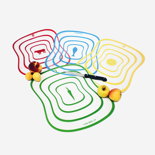 Set de 4 tablas de cocina para picar