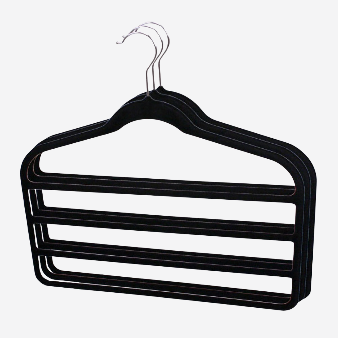 Set de 3 Ganchos para Pantalón de Terciopelo