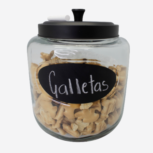 Recipiente con tapa y pizarra con gis 4.5 L